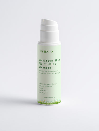 Lit HALO Gentle Milky Sensitive Skin Oil-To-Milk Cleanser