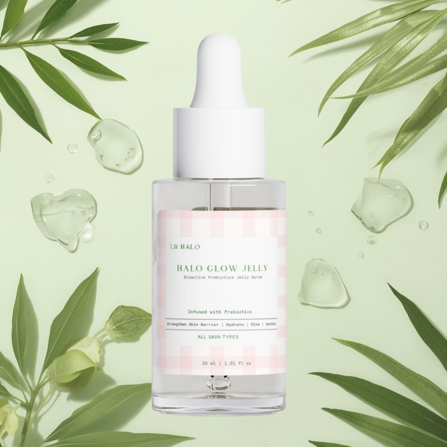 HALO Glow Jelly Bioactive Prebiotics Jelly Serum
